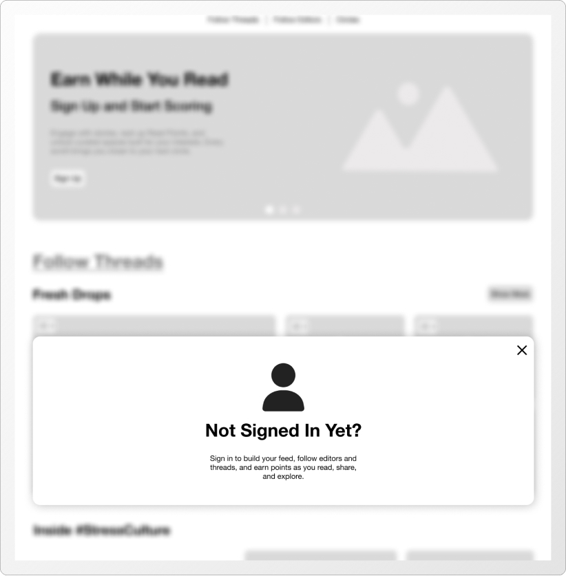 Mid-fi sign-in prompt.