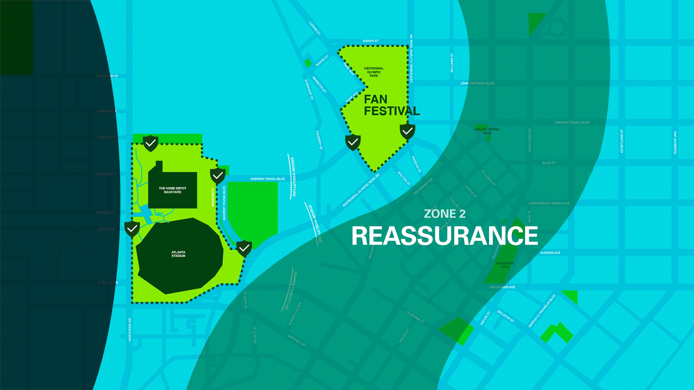 Zone 2, Reassurance, the middle ring.