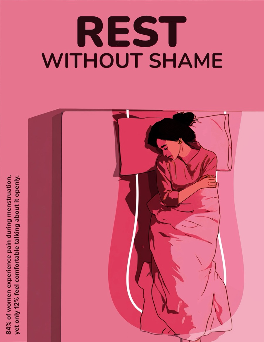 Poster: Rest without shame.
